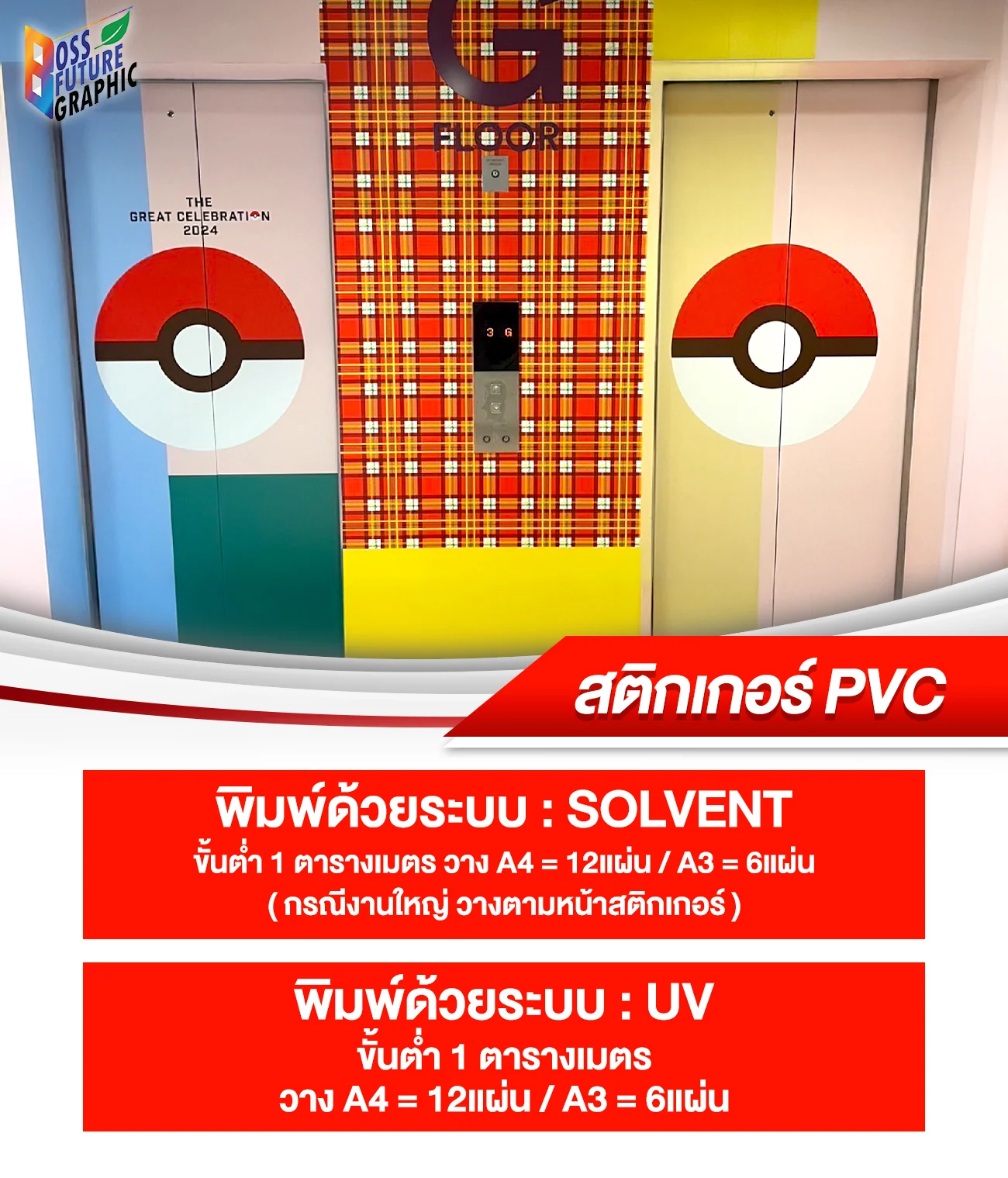 สติกเกอร์ PVC