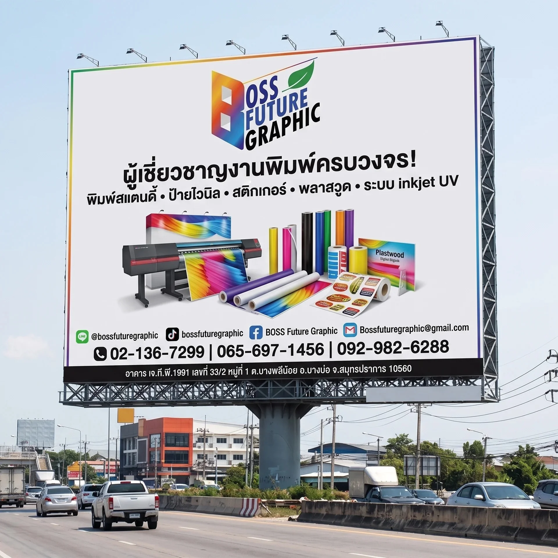 ป้ายไวนิล / Banner / Billboard