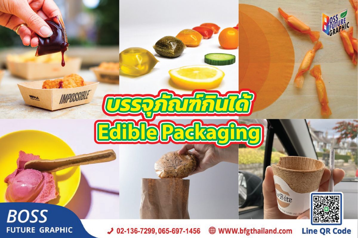 บรรจุภัณฑ์กินได้ Edible Packaging